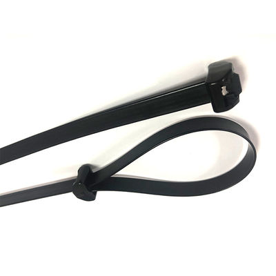 12.7mm Black Cable Tie Buckle PV Edge Wire Organizer Weather Resistant